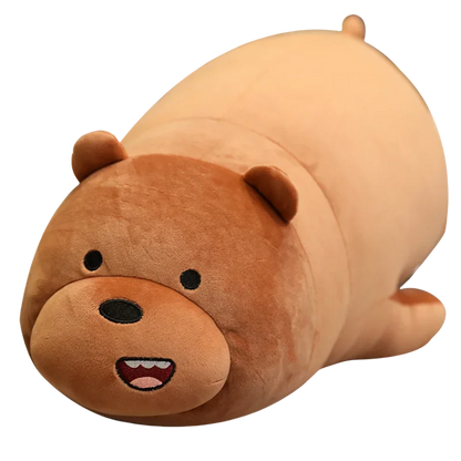 Cuddle Up with the We Bare Bears Grizz, Panda & Ice Bear Plush Collection!