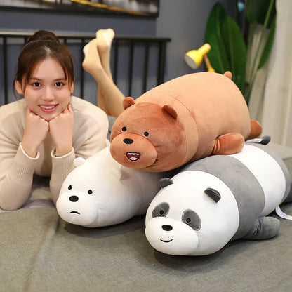 Cuddle Up with the We Bare Bears Grizz, Panda & Ice Bear Plush Collection!