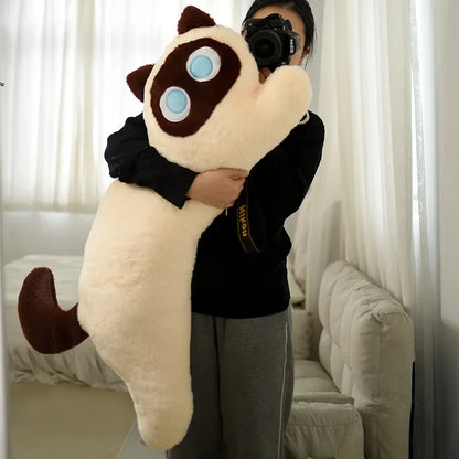 Adorable Plush Black Cat Pillow - Perfect for Cozy Sleep and Stylish Decor